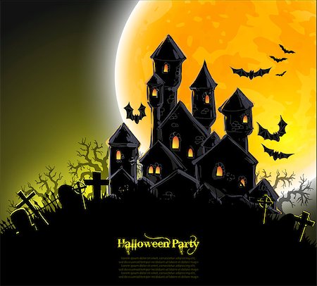 simsearch:400-05692275,k - Halloween background, this illustration may be useful as designer work Foto de stock - Super Valor sin royalties y Suscripción, Código: 400-07757953