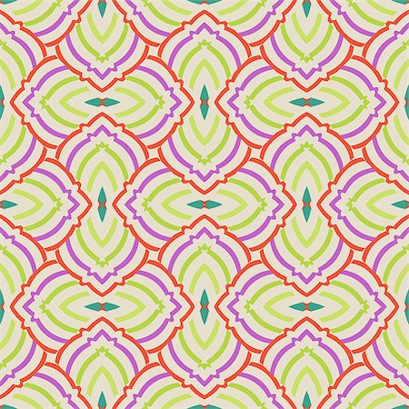 simsearch:400-07758509,k - Abstract seamless retro pattern.Vector illustration. Stock Photo - Budget Royalty-Free & Subscription, Code: 400-07758418