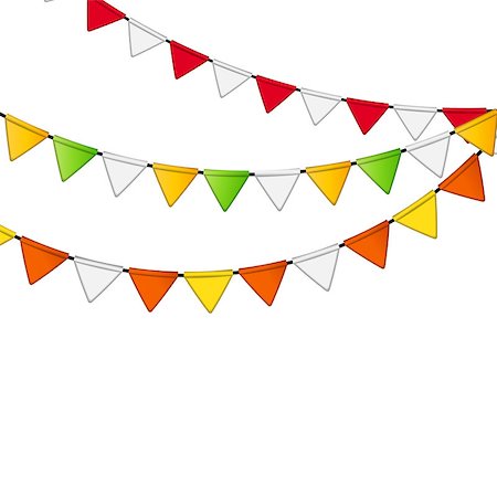 simsearch:400-06694470,k - Colorful Party Flag Background Vector Illustration. EPS10 Stock Photo - Budget Royalty-Free & Subscription, Code: 400-07758920
