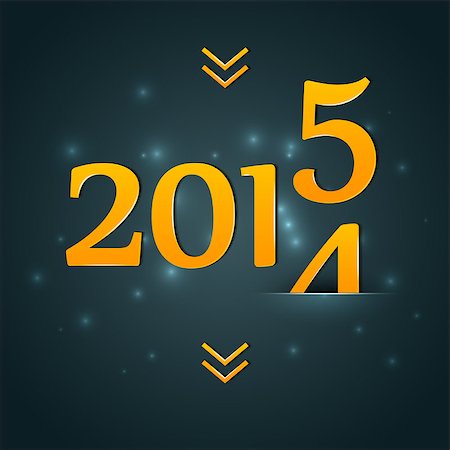 Vector illustration of New year 2015 Photographie de stock - Aubaine LD & Abonnement, Code: 400-07759146