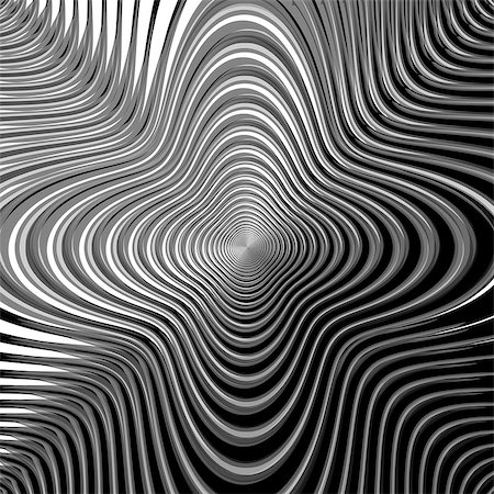 Design monochrome whirl circular movement background. Abstract stripy warped textured backdrop. Vector-art illustration. EPS10 Photographie de stock - Aubaine LD & Abonnement, Code: 400-07759288