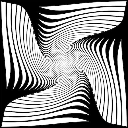 simsearch:400-07717373,k - Design monochrome twirl movement illusion background. Abstract strip torsion backdrop. Vector-art illustration Foto de stock - Super Valor sin royalties y Suscripción, Código: 400-07759301