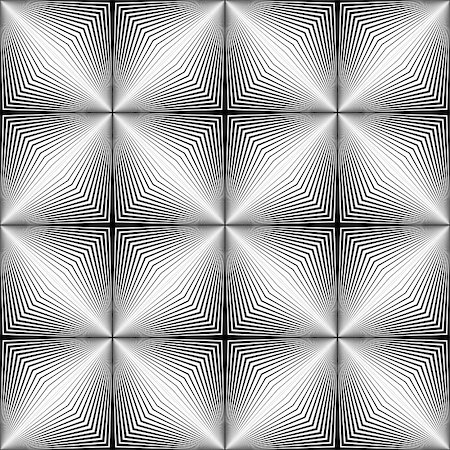 simsearch:400-08051059,k - Design seamless square trellised pattern. Abstract geometric monochrome background. Speckled texture. Vector art Foto de stock - Royalty-Free Super Valor e Assinatura, Número: 400-07759978