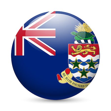 simsearch:400-07579774,k - Flag of Cayman Islands as round glossy icon. Button with flag design Stockbilder - Microstock & Abonnement, Bildnummer: 400-07753782