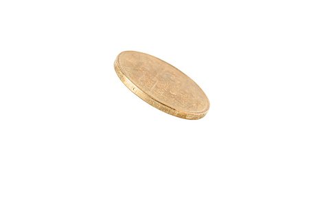 Coin Isolated on White Foto de stock - Royalty-Free Super Valor e Assinatura, Número: 400-07774254