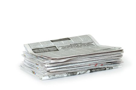 simsearch:400-07774296,k - Closeup of stack of newspapers Stockbilder - Microstock & Abonnement, Bildnummer: 400-07774294