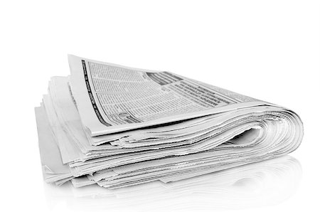 simsearch:400-07774296,k - Closeup of stack of newspapers Stockbilder - Microstock & Abonnement, Bildnummer: 400-07774298