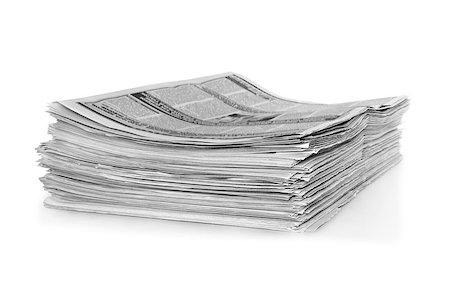 simsearch:400-07774296,k - Closeup of stack of newspapers Stockbilder - Microstock & Abonnement, Bildnummer: 400-07774301