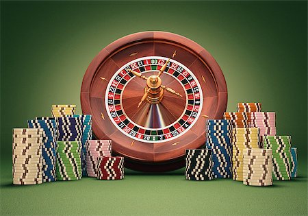 simsearch:400-07775500,k - Concept of casino and gambling. Clipping path on the chips. Stock Photo - Budget Royalty-Free & Subscription, Code: 400-07774777