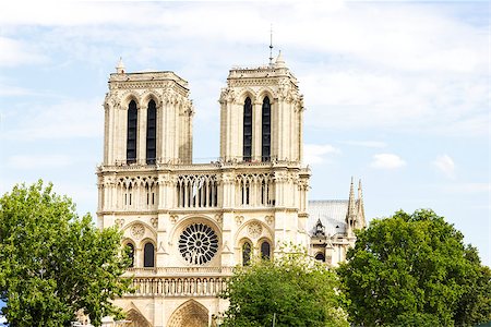 Notre Dame de Paris cathedral Stockbilder - Microstock & Abonnement, Bildnummer: 400-07775081