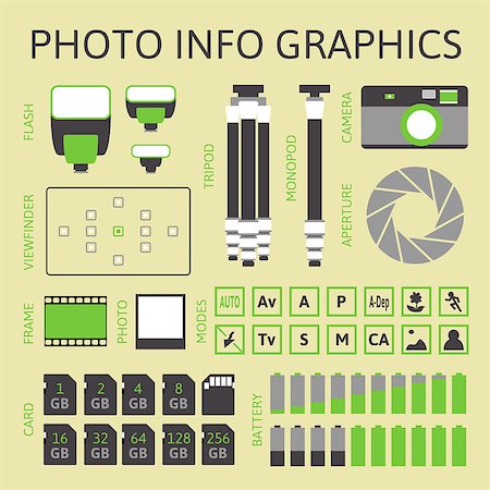 simsearch:400-04346908,k - Photo infographics set, vector illustration, part one Stock Photo - Budget Royalty-Free & Subscription, Code: 400-07775255