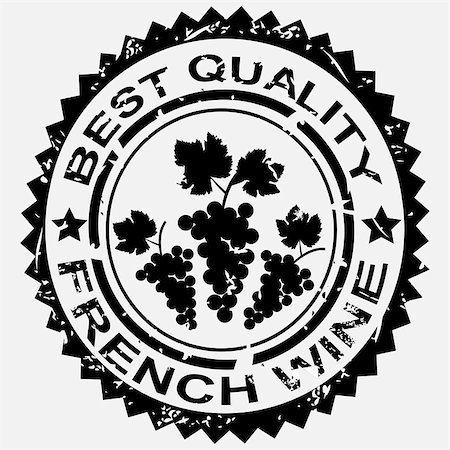 simsearch:400-08011361,k - Grunge stamp, quality label for French wine Foto de stock - Super Valor sin royalties y Suscripción, Código: 400-07775292