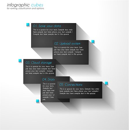 simsearch:400-08194697,k - Infographic design template with paper tags. Idea to display information, ranking and statistics with orginal and modern style. Stock Photo - Budget Royalty-Free & Subscription, Code: 400-07775881