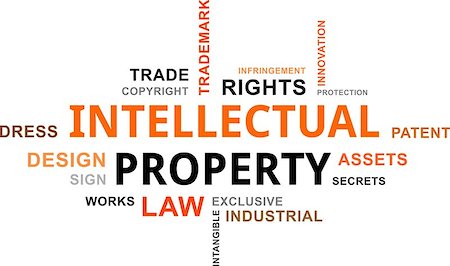 patent illustration - A word cloud of intellectual property related items Stock Photo - Budget Royalty-Free & Subscription, Code: 400-07775939