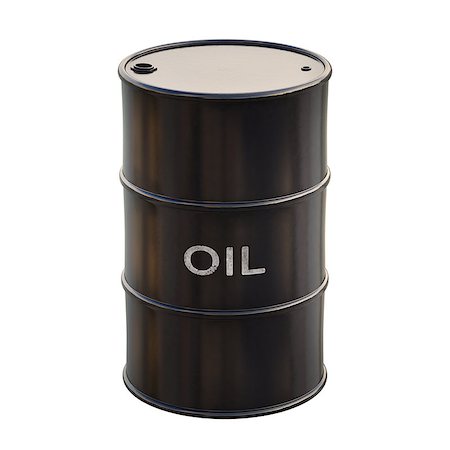 simsearch:400-07779600,k - Barrel of oil on white background with clipping path. Stockbilder - Microstock & Abonnement, Bildnummer: 400-07777076