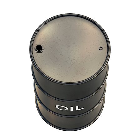 simsearch:400-07779600,k - Barrel of oil on white background with clipping path. Stockbilder - Microstock & Abonnement, Bildnummer: 400-07777077