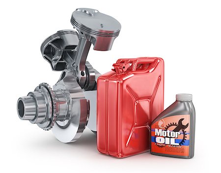 simsearch:400-05265941,k - Motor oil canister and jerrycan. Fotografie stock - Microstock e Abbonamento, Codice: 400-07779358