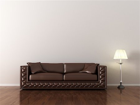 simsearch:400-06789667,k - interior, leather sofa in white room Stock Photo - Budget Royalty-Free & Subscription, Code: 400-07779561