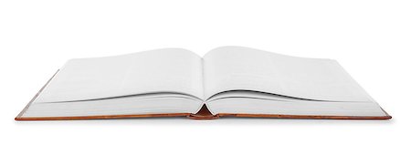 New open book on isolated white fonne Photographie de stock - Aubaine LD & Abonnement, Code: 400-07779573