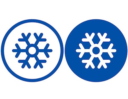 simsearch:400-08573713,k - blue and white snowflake icons Photographie de stock - Aubaine LD & Abonnement, Code: 400-07770332