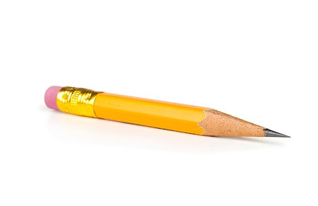 simsearch:400-05894961,k - pencil isolated on white Stock Photo - Budget Royalty-Free & Subscription, Code: 400-07770719