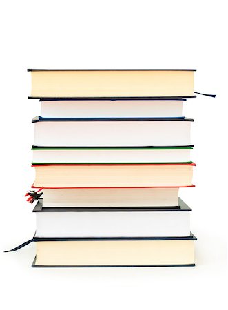 simsearch:400-05294914,k - Old colorful books isolated on white background Stock Photo - Budget Royalty-Free & Subscription, Code: 400-07770787