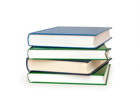 simsearch:400-05389006,k - Old colorful books isolated on white background Foto de stock - Super Valor sin royalties y Suscripción, Código: 400-07770793