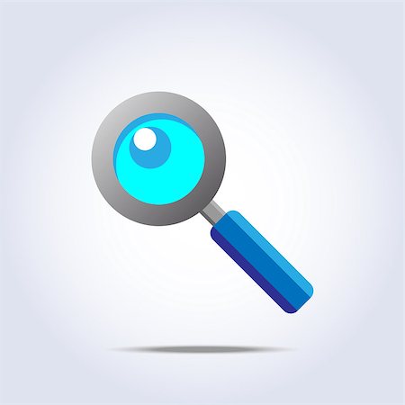 simsearch:400-07571425,k - magnifier cursor vector icon on gray background Stock Photo - Budget Royalty-Free & Subscription, Code: 400-07770927