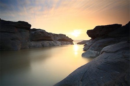 estuary - "Sampanbok" Grandcanyon of Thailand. Stock Photo - Budget Royalty-Free & Subscription, Code: 400-07771256