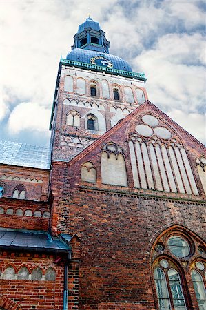 simsearch:400-07216576,k - The Dome Cathedral. Riga, Latvia Foto de stock - Royalty-Free Super Valor e Assinatura, Número: 400-07771509