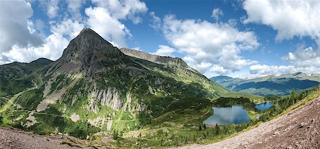 Colbricon lakes in the Dolomites, Trentino - Italy Foto de stock - Royalty-Free Super Valor e Assinatura, Número: 400-07772552