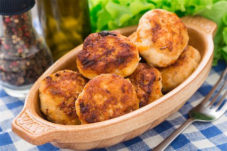 simsearch:400-07478286,k - Delicious cutlets made of fish in a pot Stock Photo - Budget Royalty-Free & Subscription, Code: 400-07772655
