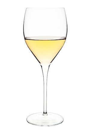simsearch:400-07772886,k - Wine glass with white wine isolated on white background with clipping path. Stock Photo - Budget Royalty-Free & Subscription, Code: 400-07772906