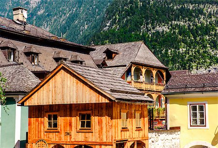 simsearch:400-07891715,k - View of Hallstatt. Alpine village in Austria Photographie de stock - Aubaine LD & Abonnement, Code: 400-07773364