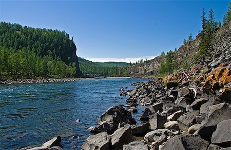 simsearch:400-04412215,k - Sayan Oka in the middle reaches. Buryatia. Photographie de stock - Aubaine LD & Abonnement, Code: 400-07795237