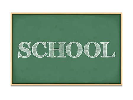 simsearch:400-08043578,k - The word school on blackboard, vector eps10 illustration Stock Photo - Budget Royalty-Free & Subscription, Code: 400-07795296