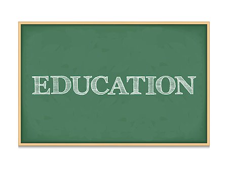 simsearch:400-08043578,k - The word education on blackboard, vector eps10 illustration Stock Photo - Budget Royalty-Free & Subscription, Code: 400-07795297