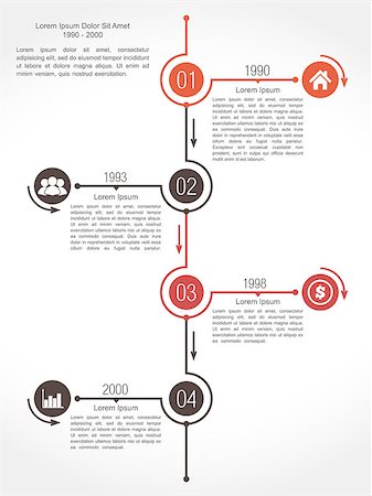 Timeline design template, vector eps10 illustration Stock Photo - Budget Royalty-Free & Subscription, Code: 400-07795392