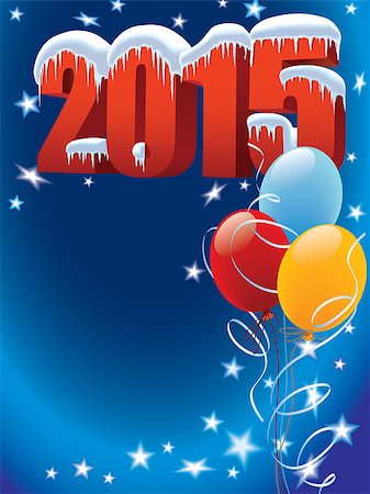 simsearch:400-07795877,k - New Year decoration ready for posters and cards Stock Photo - Budget Royalty-Free & Subscription, Code: 400-07795944