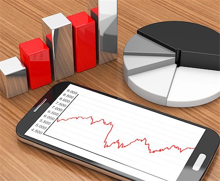 simsearch:400-06566764,k - 3d generated picture of statistic elements Fotografie stock - Microstock e Abbonamento, Codice: 400-07796141