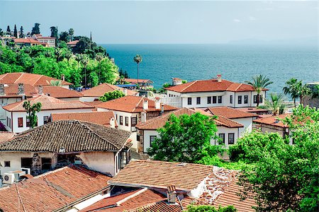 View of Antalya city. Antalya is biggest international sea resort in Turkey. Stock Photo - Budget Royalty-Free & Subscription, Code: 400-07791576