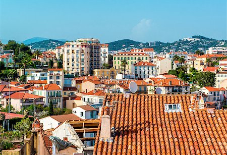 Panoramic view of Cannes city, France Stock Photo - Budget Royalty-Free & Subscription, Code: 400-07791597