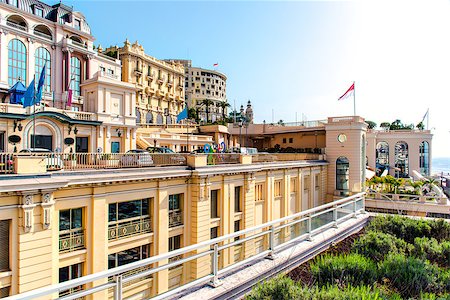 Empty street of Monte Carlo Photographie de stock - Aubaine LD & Abonnement, Code: 400-07791606