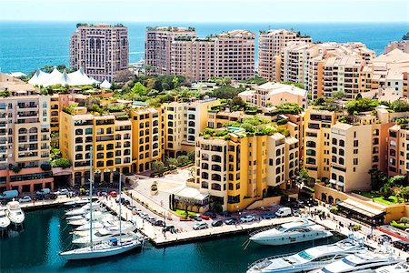 View of Fontvieille, Monaco Photographie de stock - Aubaine LD & Abonnement, Code: 400-07791611