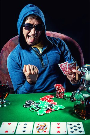 Poker player Stock Photo - Budget Royalty-Free & Subscription, Code: 400-07791710