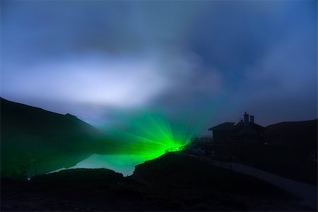 rolle pass - the play of light in a dolomites mountain lodge, Trentino - Italy Stock Photo - Budget Royalty-Free & Subscription, Code: 400-07792147