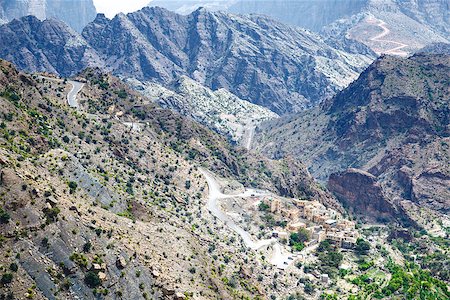 simsearch:862-05999703,k - Image of road on Jebel Akhdar Saiq Plateau in Oman Stock Photo - Budget Royalty-Free & Subscription, Code: 400-07792614