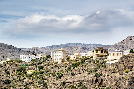 simsearch:400-07557664,k - Image of landscape with village Wadi Bani Habib in Oman Stock Photo - Budget Royalty-Free & Subscription, Code: 400-07792617