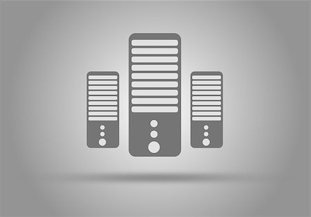 data storage icon - Illustration of Concept of Computer Server icon, flat design. Stock Photo - Budget Royalty-Free & Subscription, Code: 400-07793755