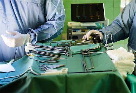 surgical steel - Surgeons and surgical tools Stock Photo - Budget Royalty-Free & Subscription, Code: 400-07793807